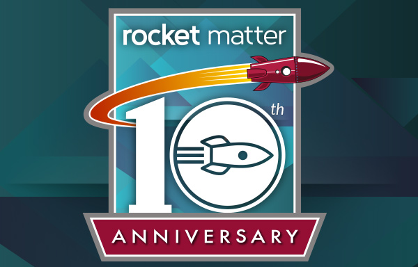 Rocket matter 10th anniversary logo