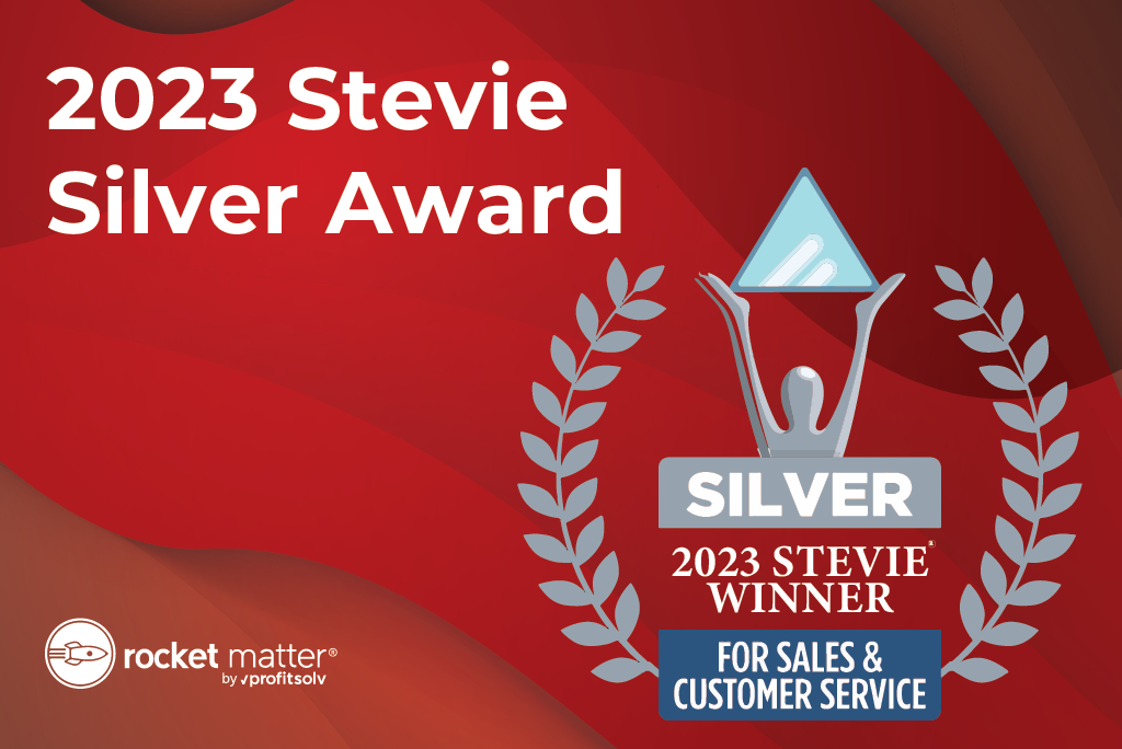 Rocket Matter Wins Silver in 2023 Stevie Awards for Sales & Customer Service